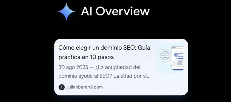 ai overview dominio